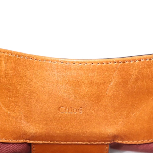 Chloé- Victoria Leather Tote Handbag Vintage - Picture 8 of 13